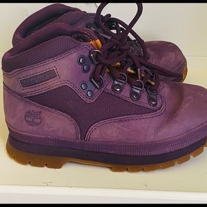 Timberland boots purple
